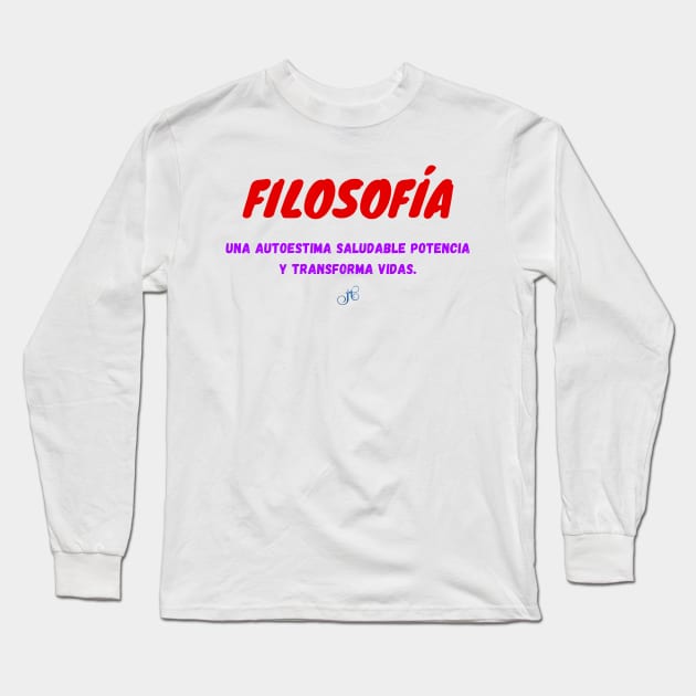 Filosofía Long Sleeve T-Shirt by LibrosBOOKtique